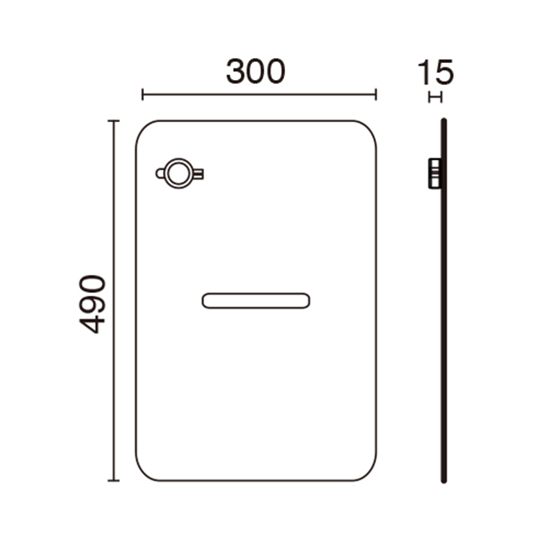 重し水袋　寸法