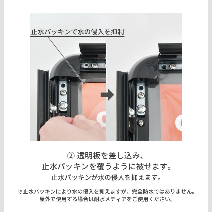 グリップT ローリングベーススタンド ポスターセットの方法2