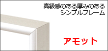 高級感のあるシンプルフレーム　アモット