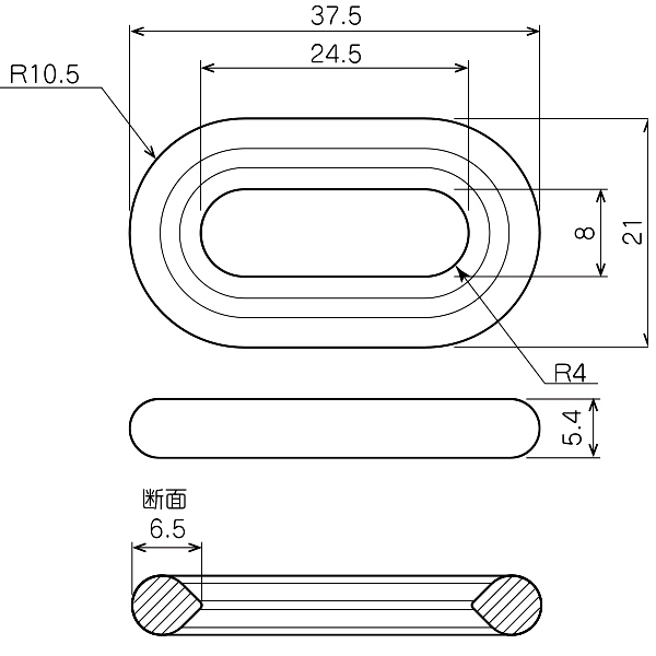 プラスチックチェーン　L1500　サイズ