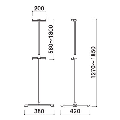 パネルスタンド PS-70（片面タイプ） 説明