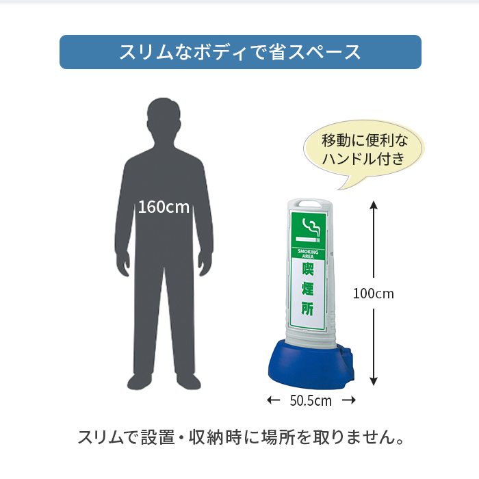 スリムロードサイン/省スペース