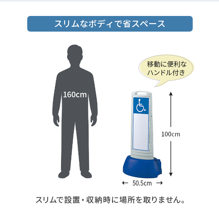 スリムロードサイン/省スペース