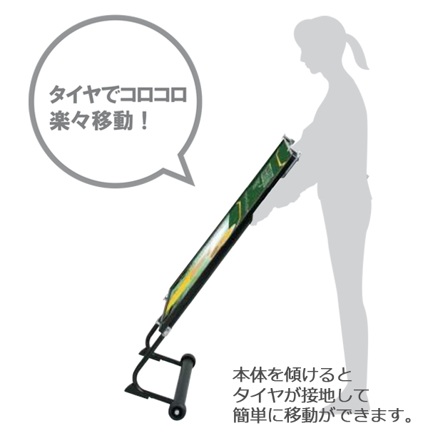 パネル スタンド 屋外 屋内 VS-84C <B1タテ/A1/B2/A2ヨコサイズ対応> イーゼル タイヤ付 / 野外