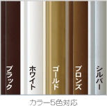カラー5色対応