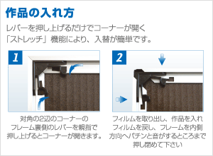 作品の入れ方