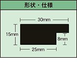 断面形状（フィルムは0.5mm）